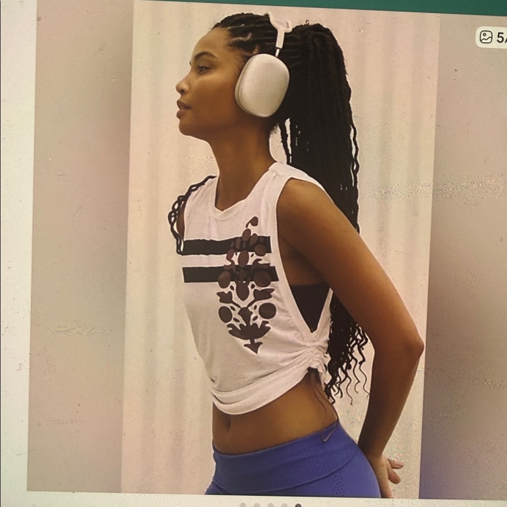 Free People Movement Tempo Sport Mode Logo Muscle Tank. NWT.